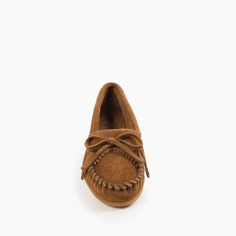 Minnetonka Women's Kilty Hardsole Moccasin Shoe