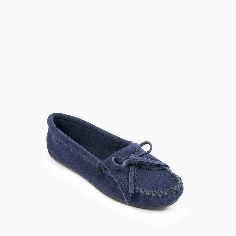 Minnetonka Women's Kilty Hardsole Moccasin Shoe