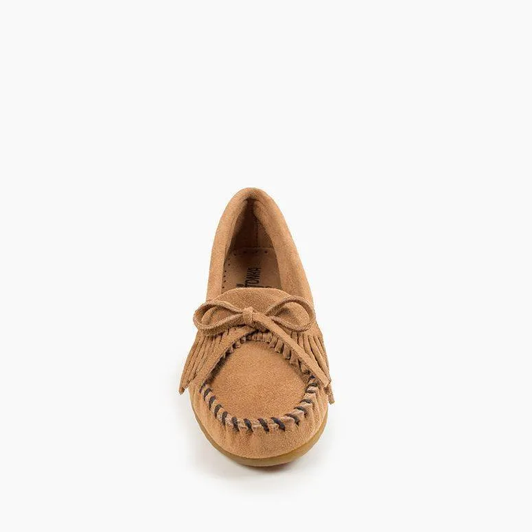 Minnetonka Women's Kilty Hardsole Moccasin Shoe
