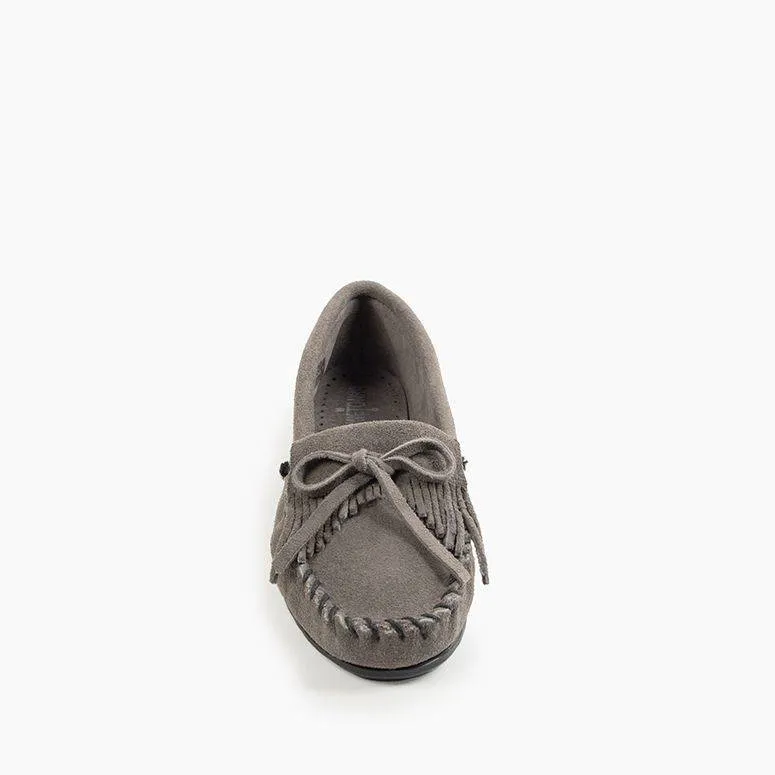 Minnetonka Women's Kilty Hardsole Moccasin Shoe