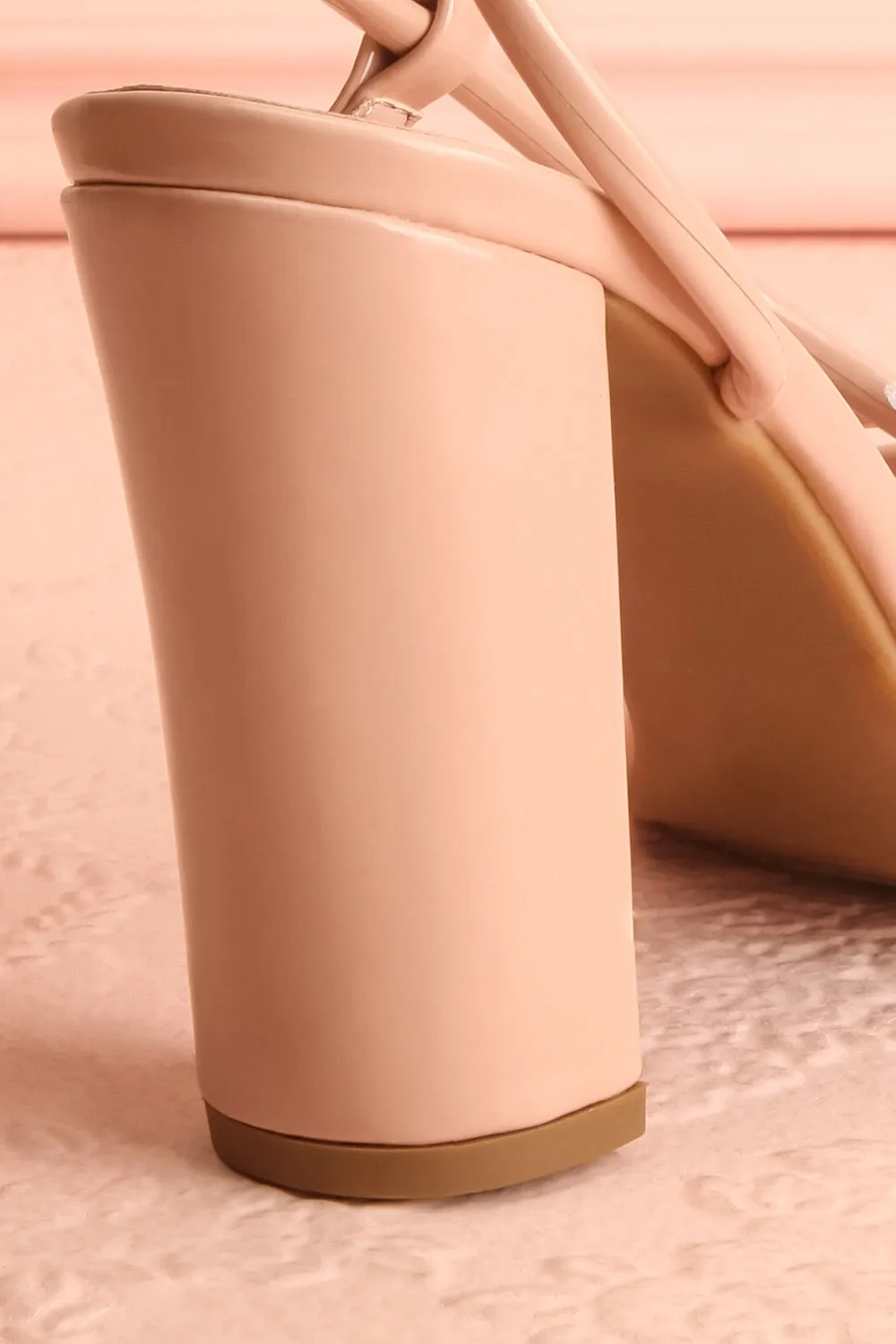 Nabilera | Strappy Heel Sandals w/ Butterflies