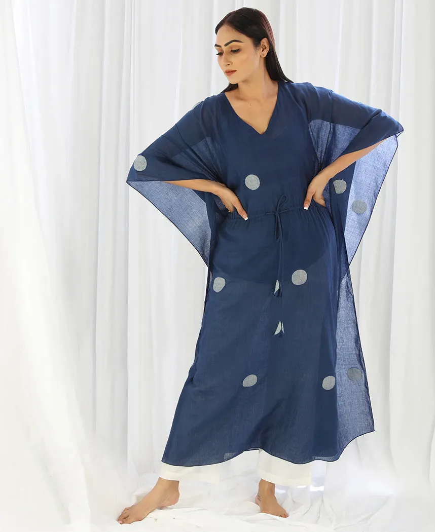 Navy Kaftan Dress