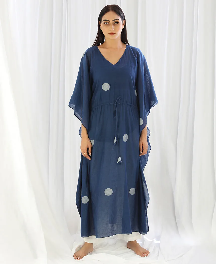 Navy Kaftan Dress