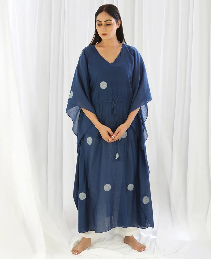 Navy Kaftan Dress