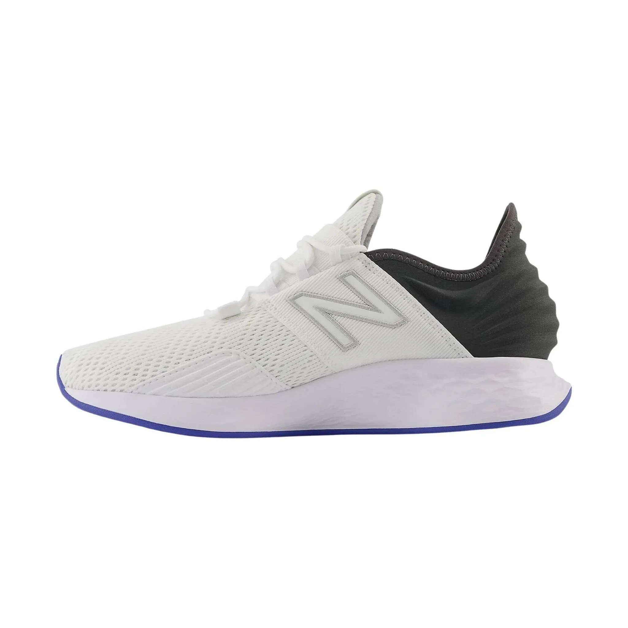 New Balance Men's Fresh Foam Roav Shoes - White/Black - ONLINE STORE CREDIT/EXCHANGE ONLY