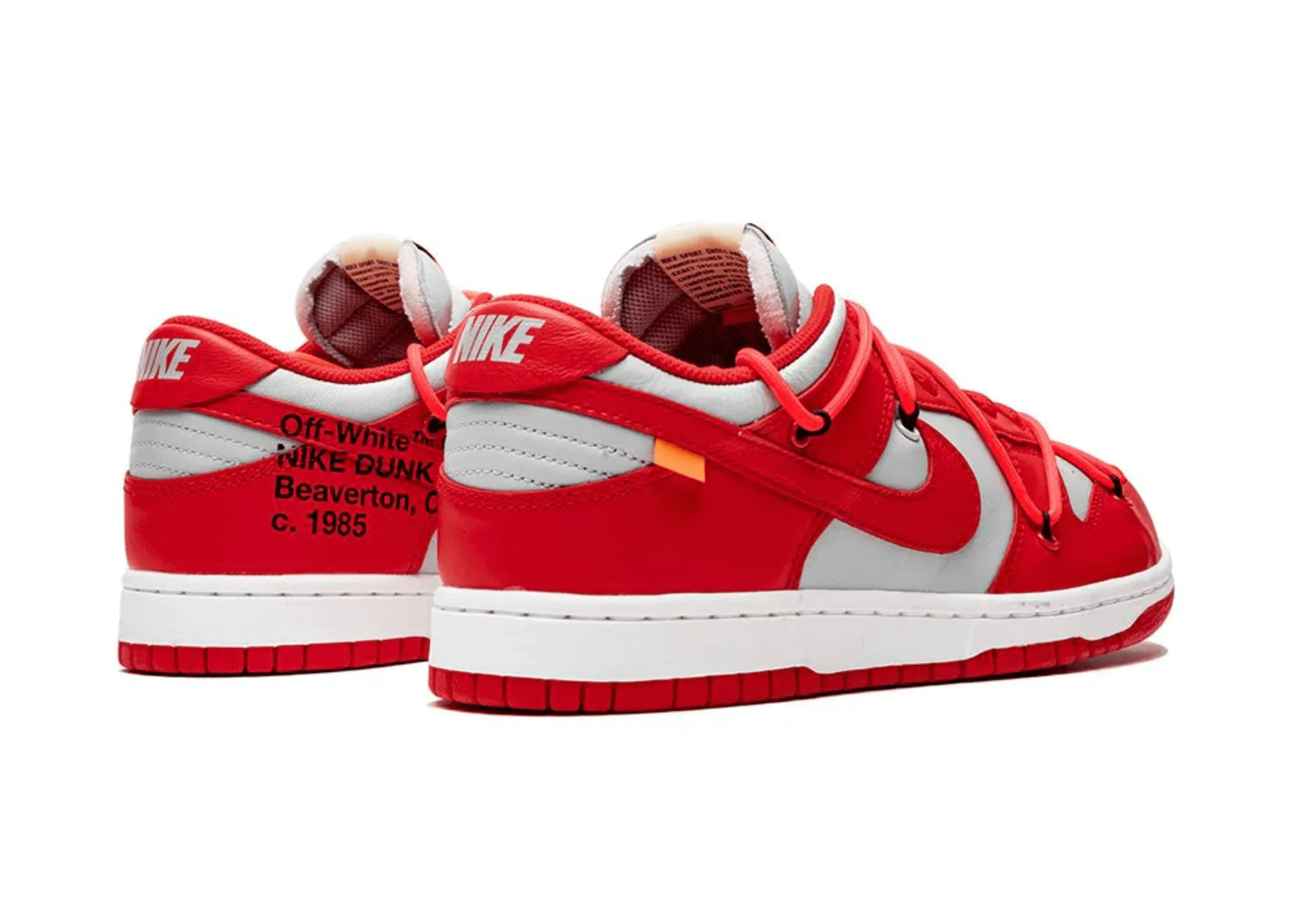 Nike Dunk Low X Off-White University Red