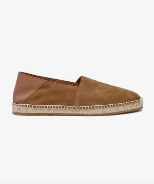 Nomad Suede Espadrille in Tobacco
