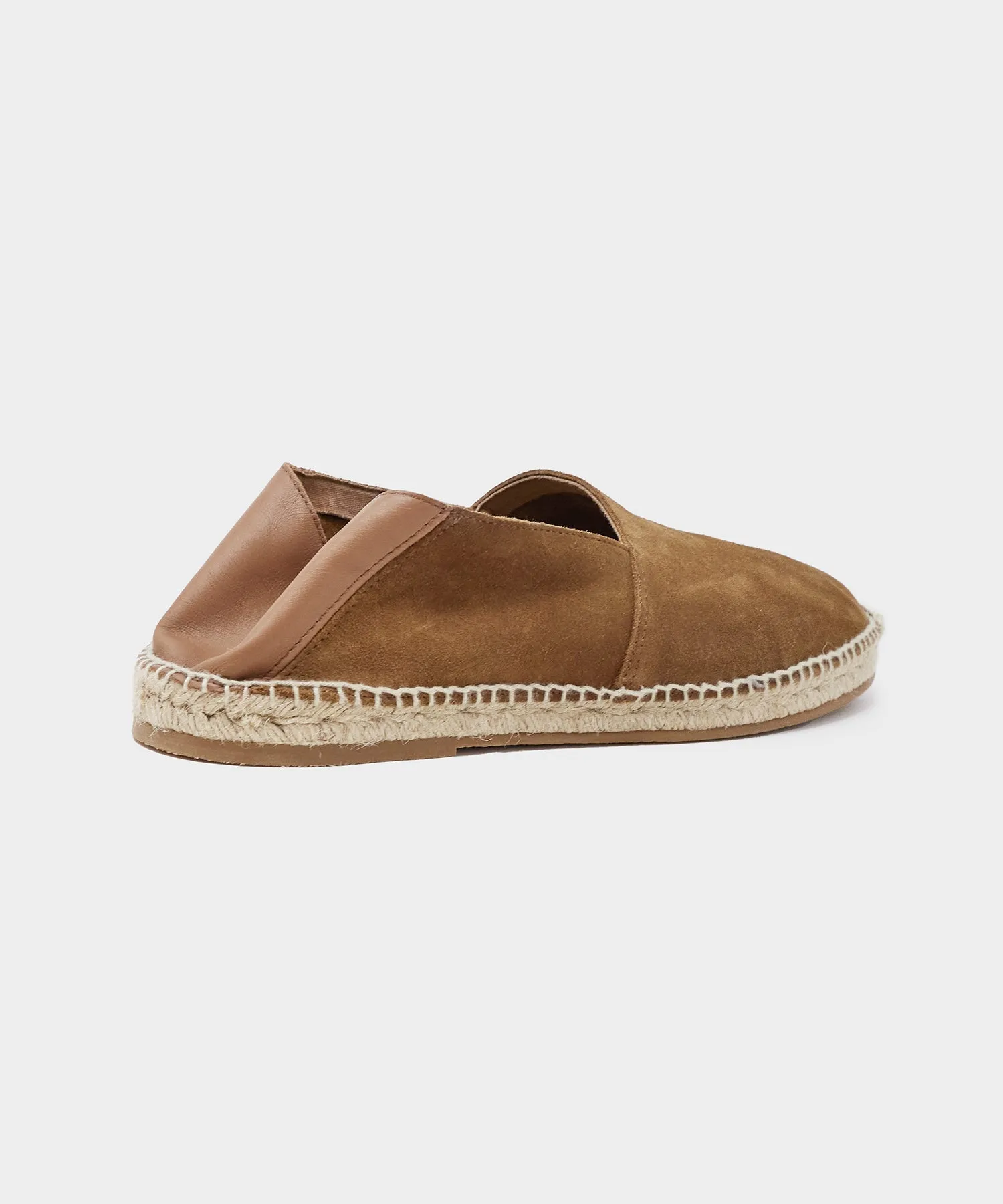 Nomad Suede Espadrille in Tobacco