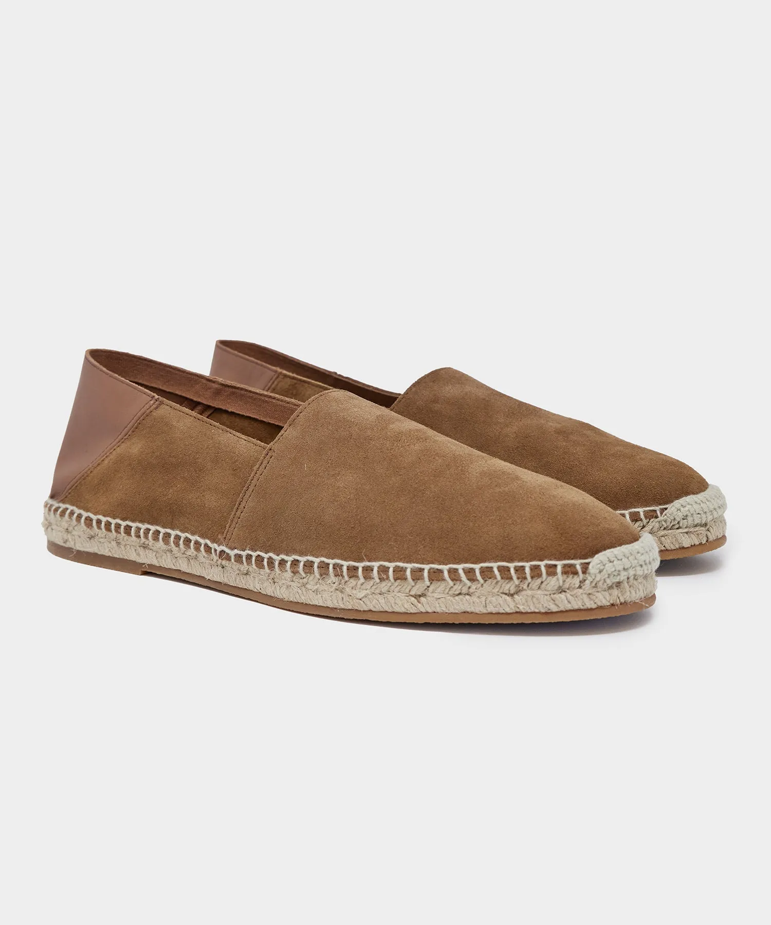 Nomad Suede Espadrille in Tobacco