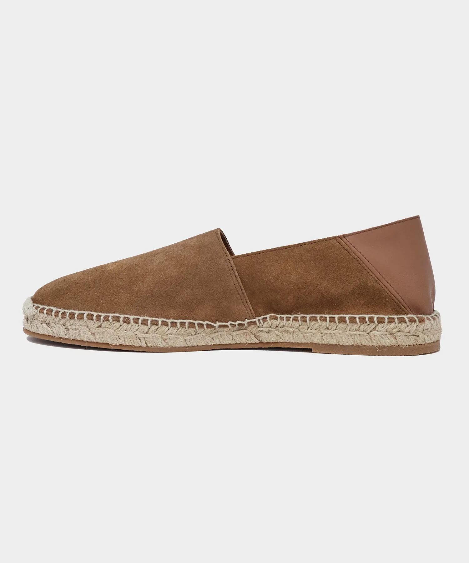 Nomad Suede Espadrille in Tobacco