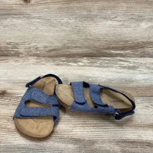 Old Navy Chambray Double Buckle Sandals sz 9c