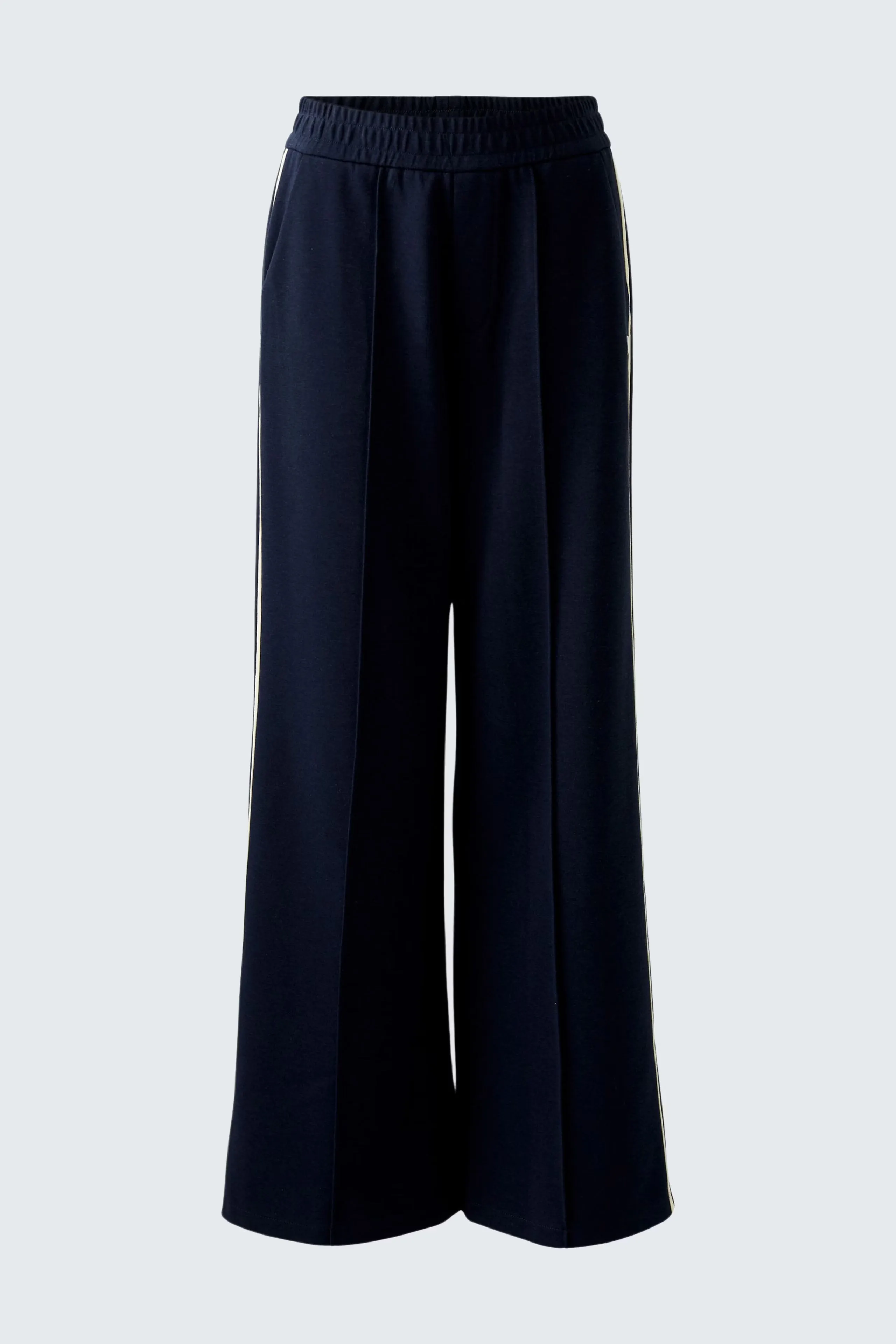 Oui Wide Leg Trouser with Side Stripe