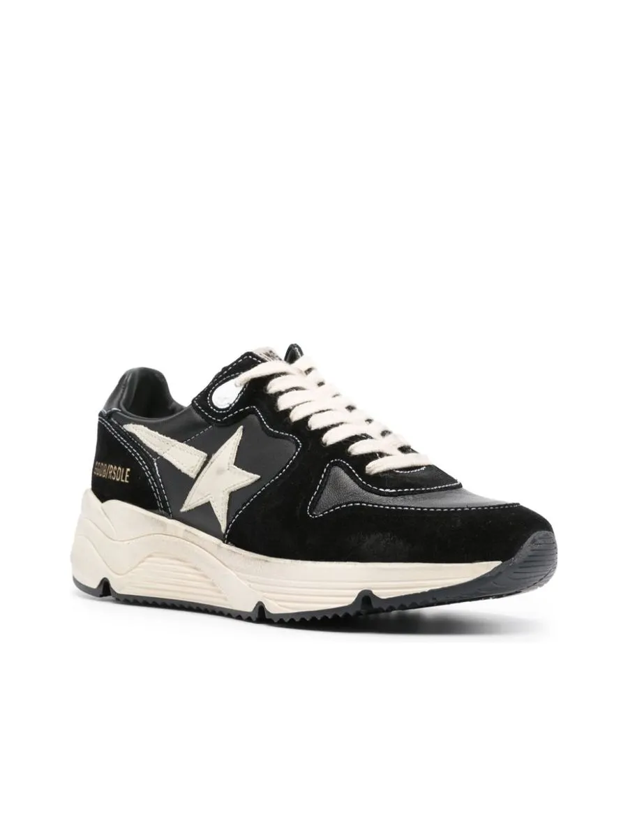 Panelled Leather Sneakers