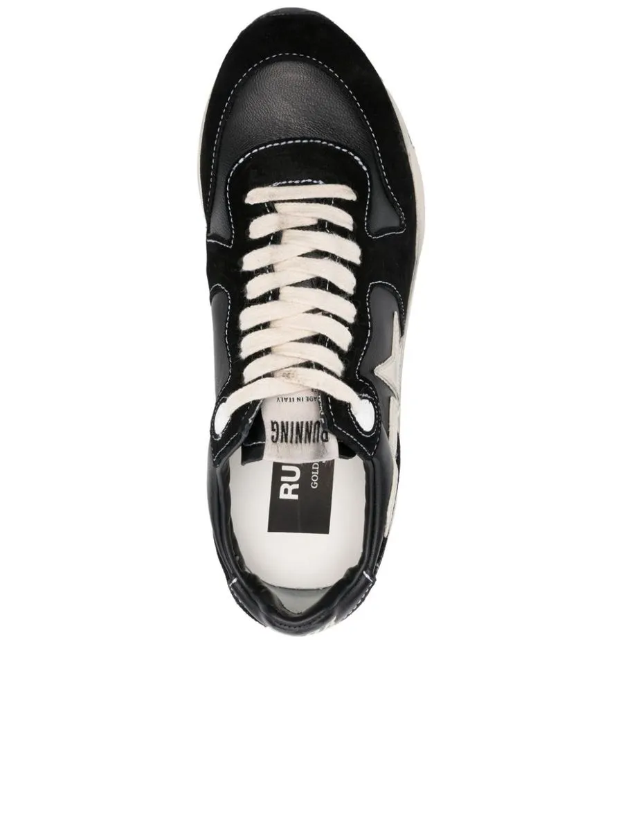 Panelled Leather Sneakers