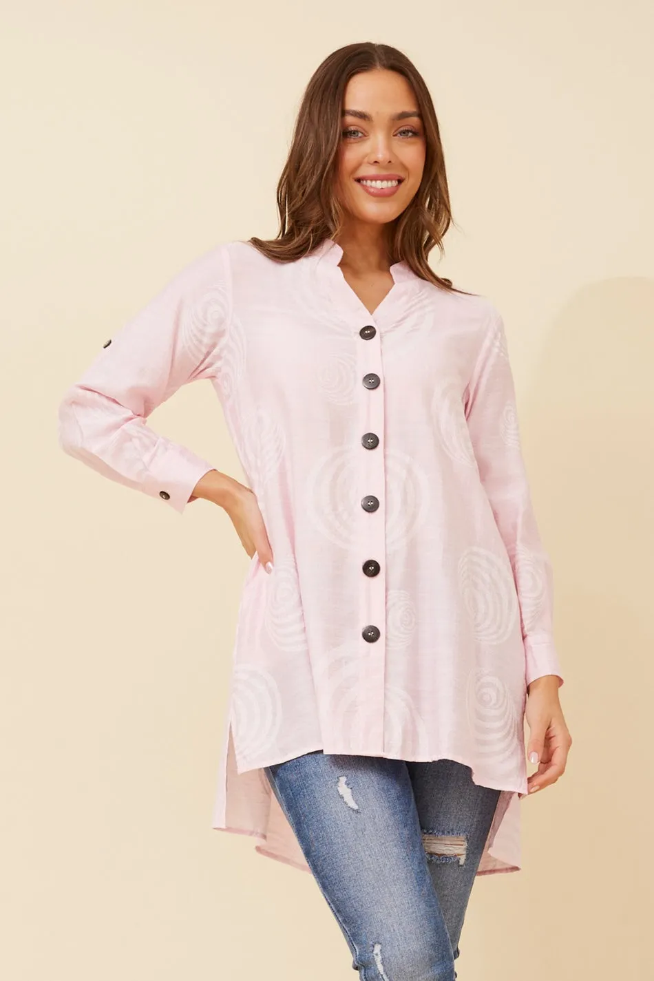PATIA ABSTRACT PRINT SHIRT