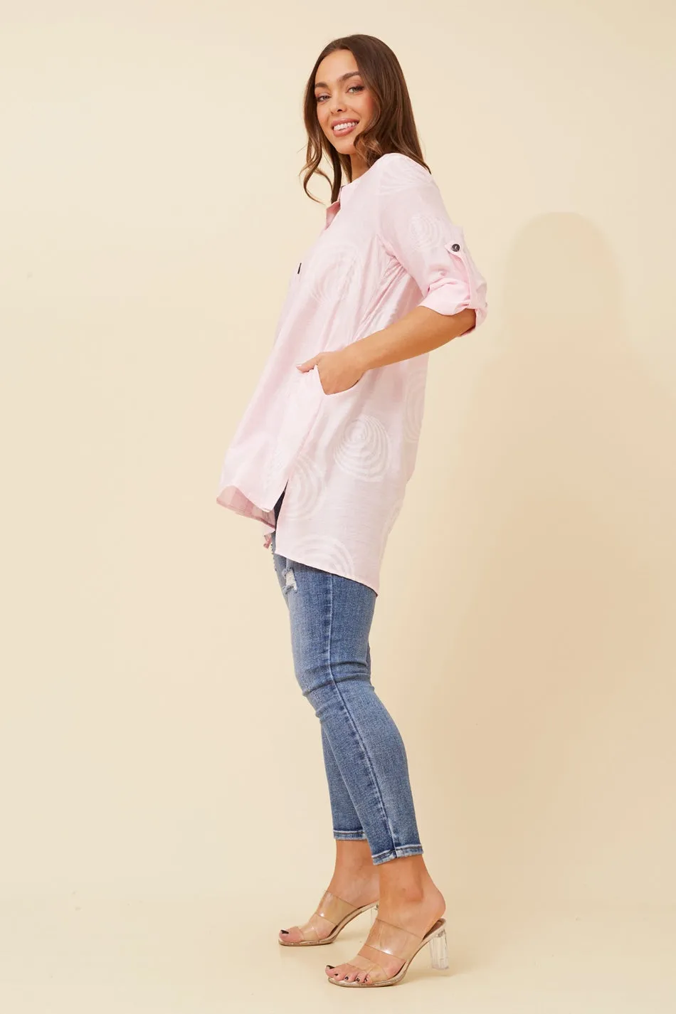PATIA ABSTRACT PRINT SHIRT