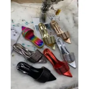 Pointed Toes Flat Sandals.