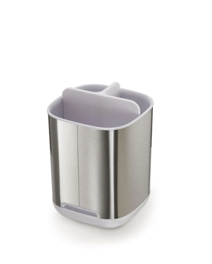 Polypropylene Easy Store Steel Toothbrush Caddy