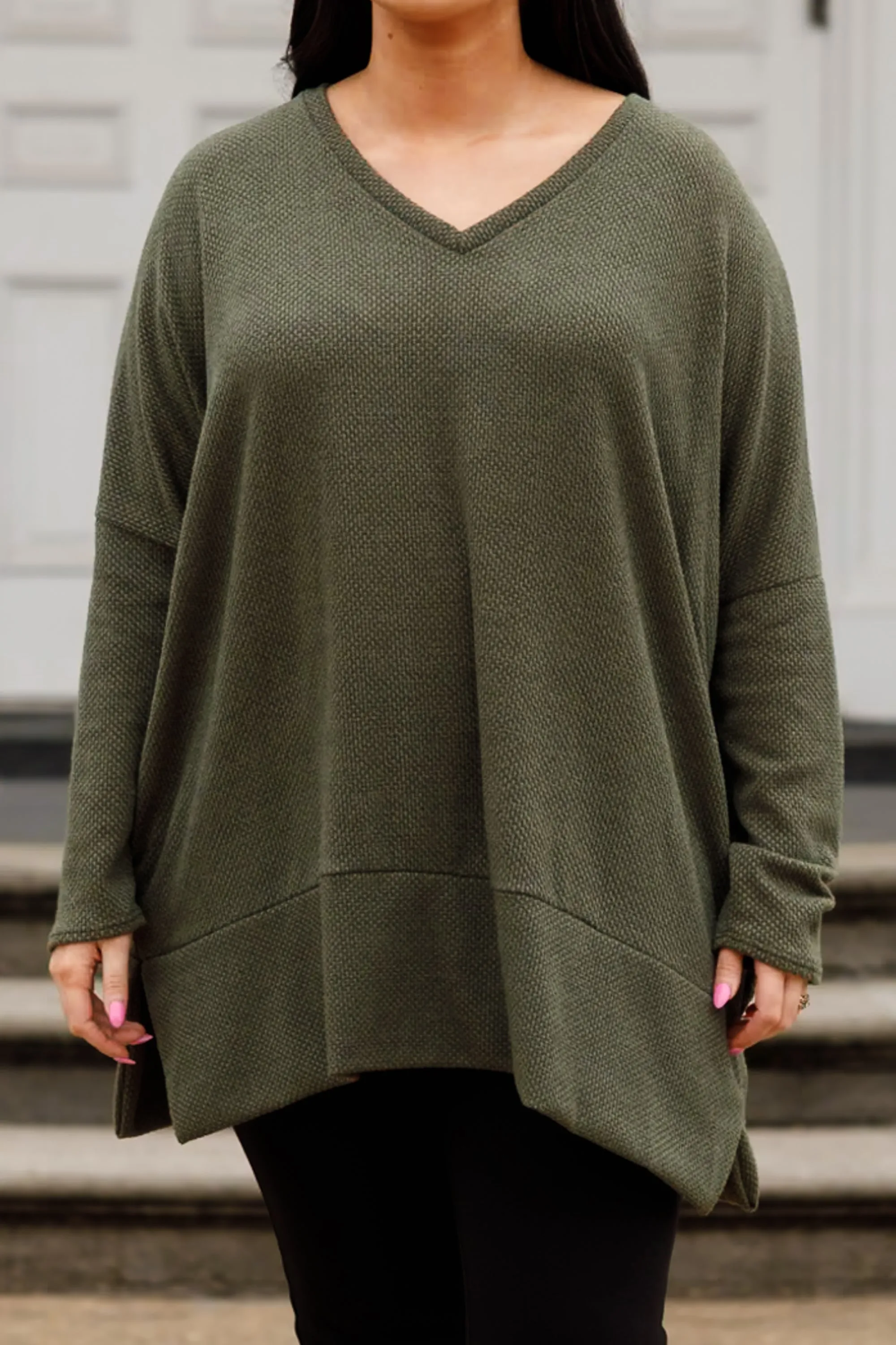 Precious Poetry Tunic, Olive