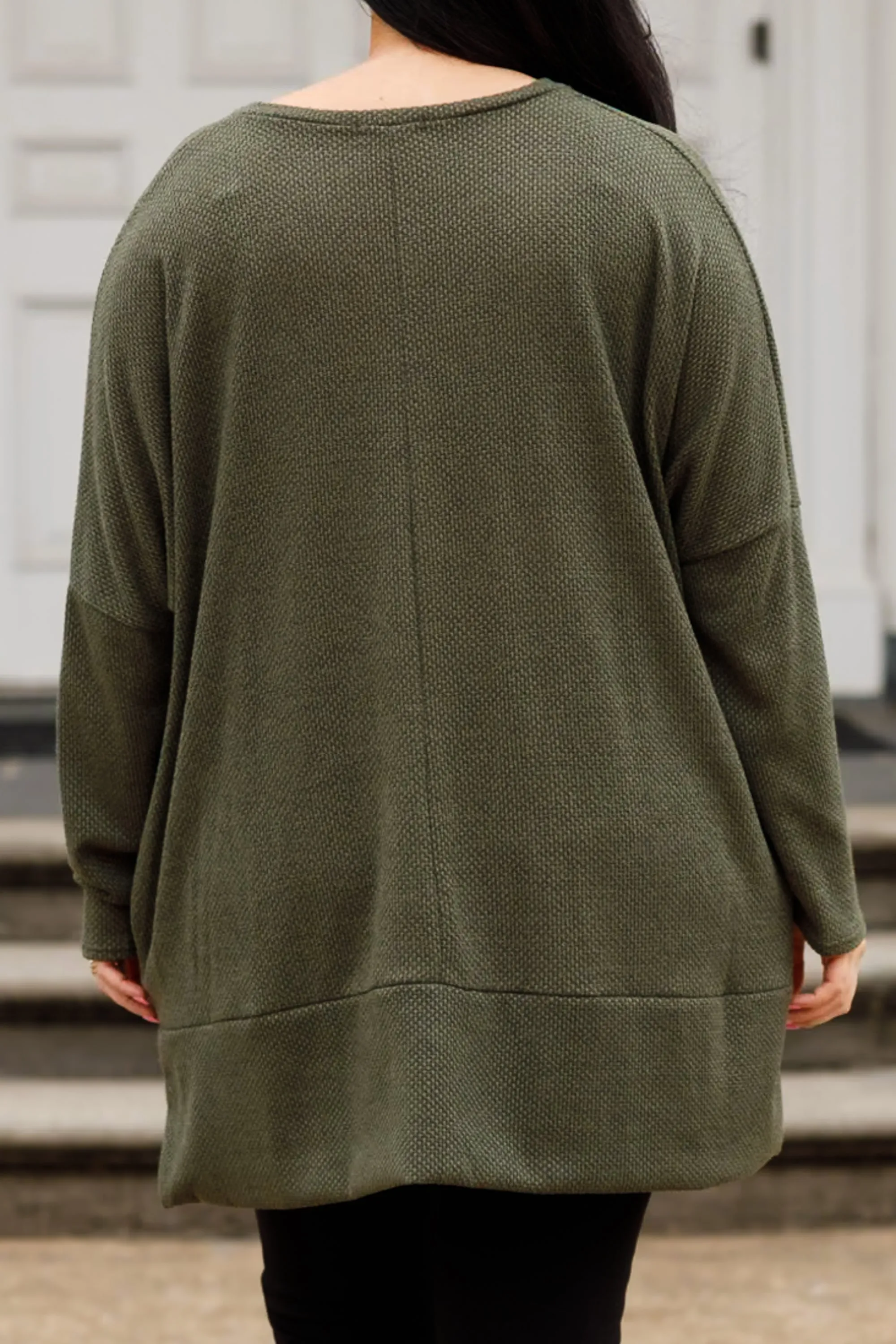 Precious Poetry Tunic, Olive