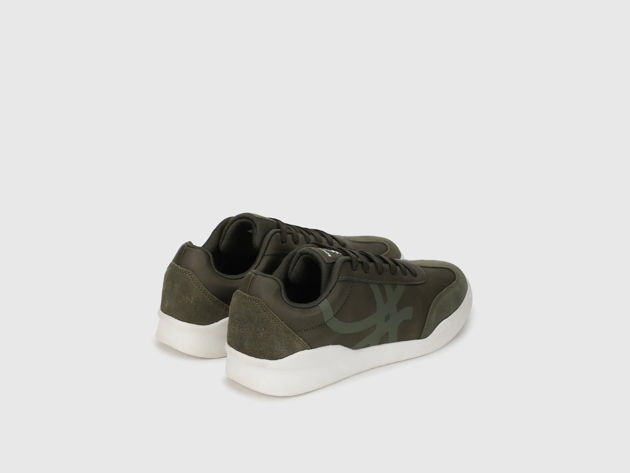 PU Solid Sneakers