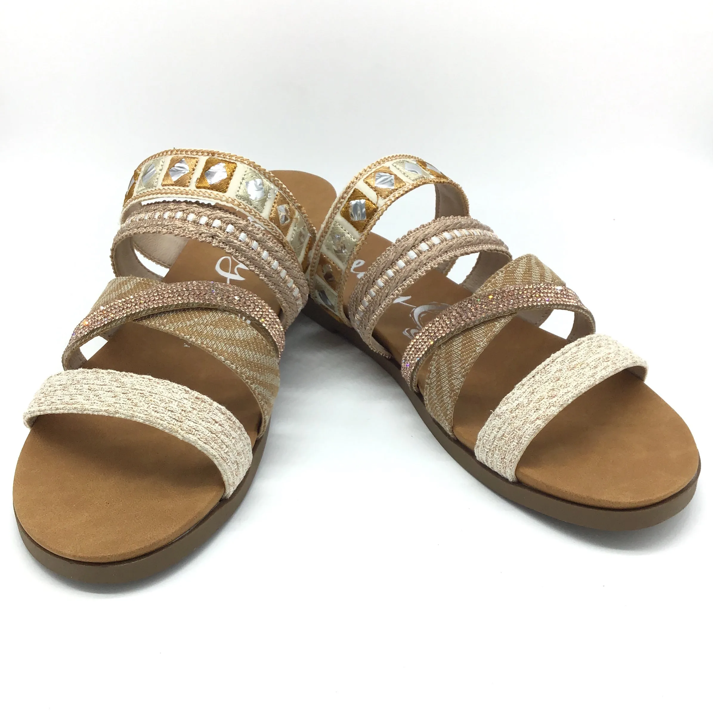 "Nessa" Sandal By Very G (Rose Gold)