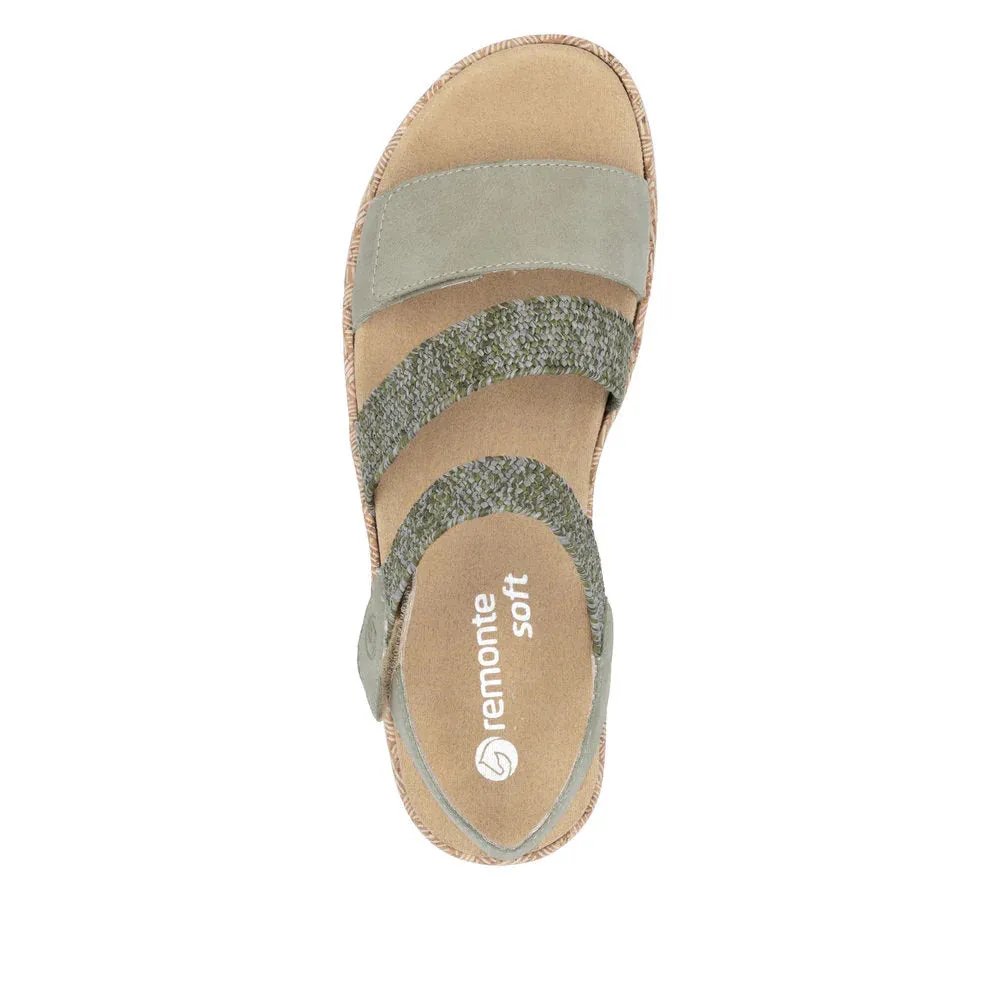 Remonte by Rieker Women's Jocelyn Sandals - Salbei/Olive