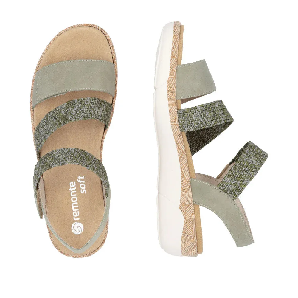 Remonte by Rieker Women's Jocelyn Sandals - Salbei/Olive