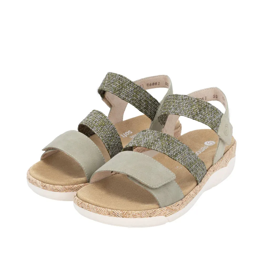 Remonte by Rieker Women's Jocelyn Sandals - Salbei/Olive