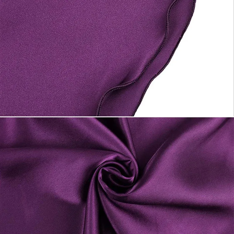 Satin Cami Babydoll Slip Dress