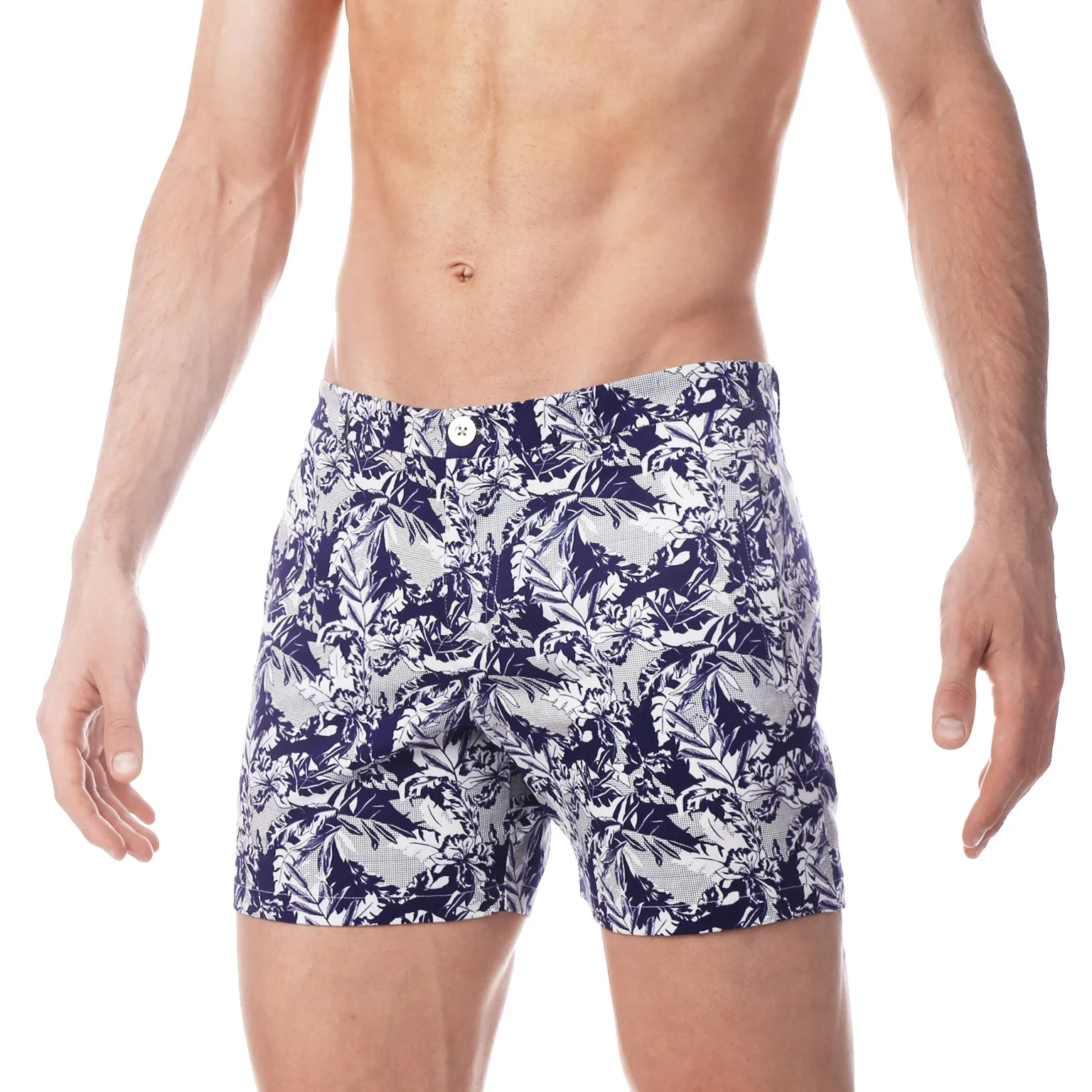 SAVE 70%- Navy Lichtenstein Print Holler Short