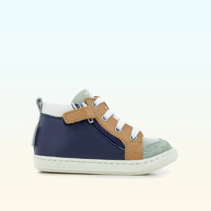 SHOO POM BOUBA BI ZIP Navy bottillons