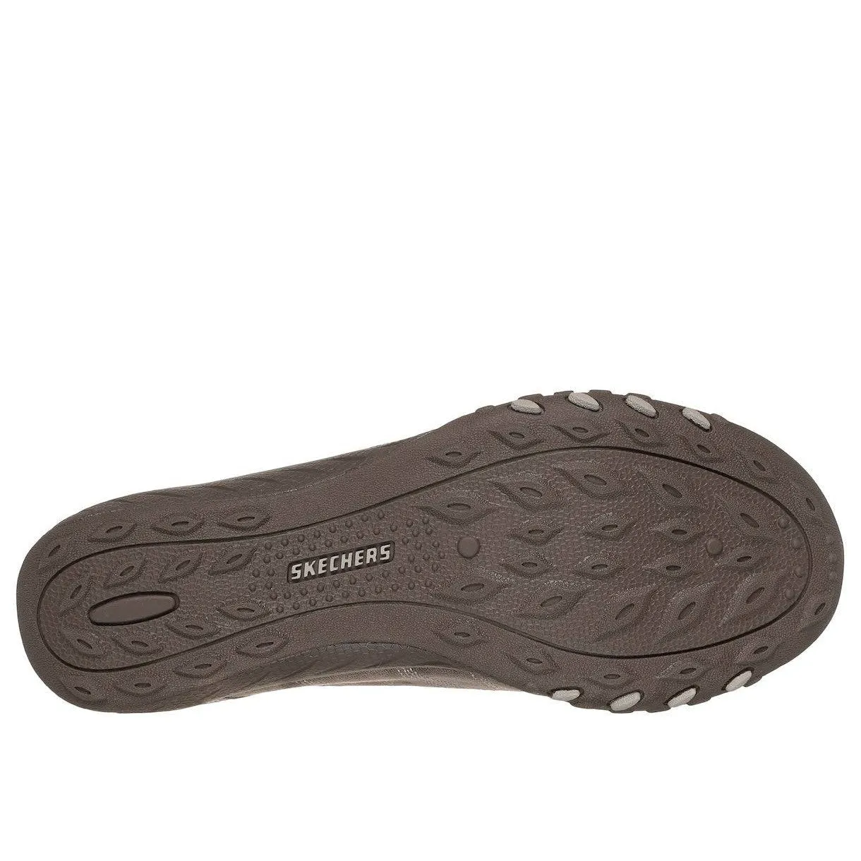 Skechers 100615 Breathe-Easy - Home Hands Free Relaxed Fit Ladies Wide Dark Taupe Vegan Slip On Trainers