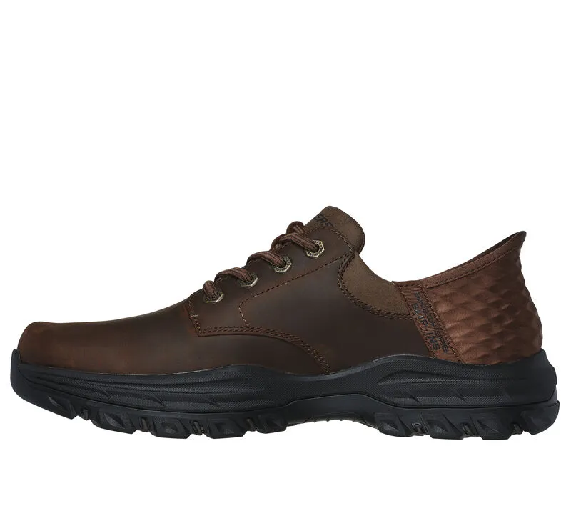 Skechers Slip ins Relaxed Fit Knowlson Kantel Dark Brown Men's