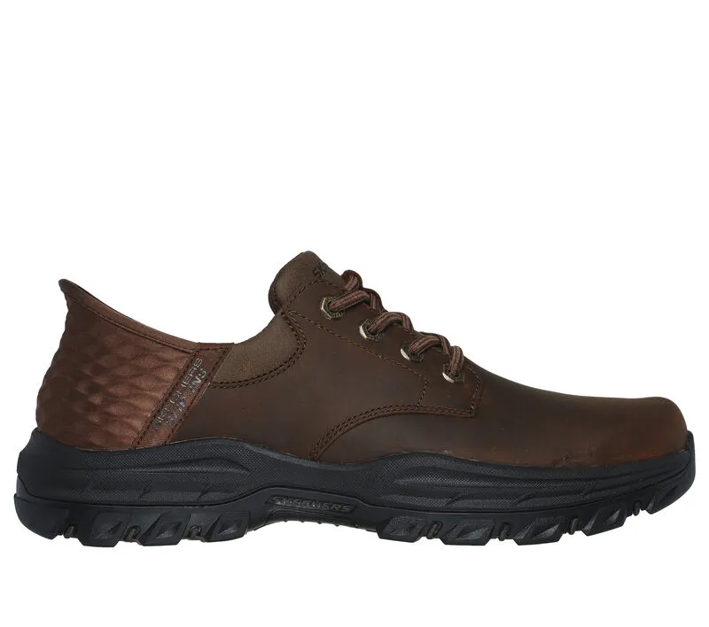Skechers Slip ins Relaxed Fit Knowlson Kantel Dark Brown Men's