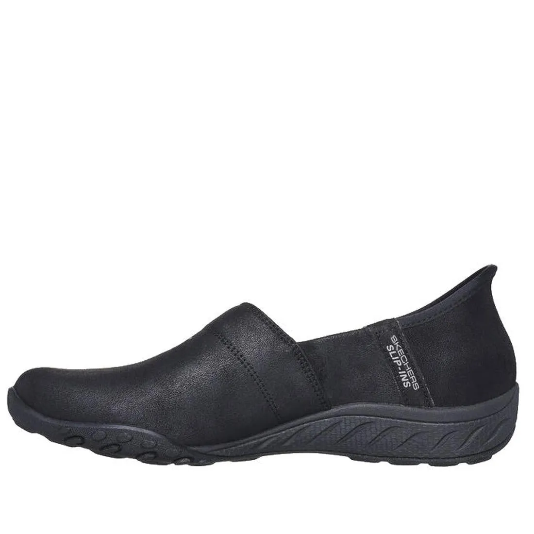 Skechers Womens Slip Ins Breathe Easy My Love - Black