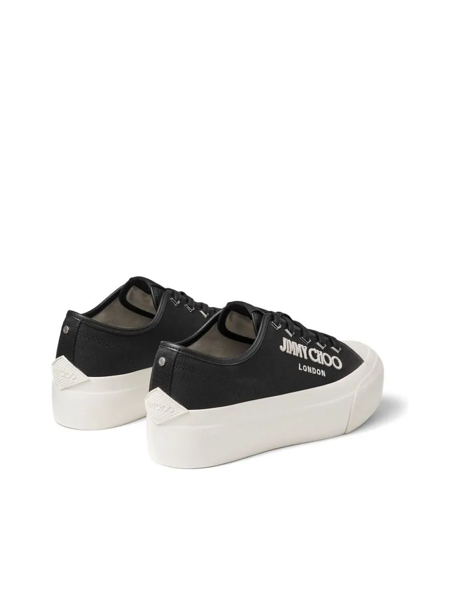 Sneakers With Embroidered Logo
