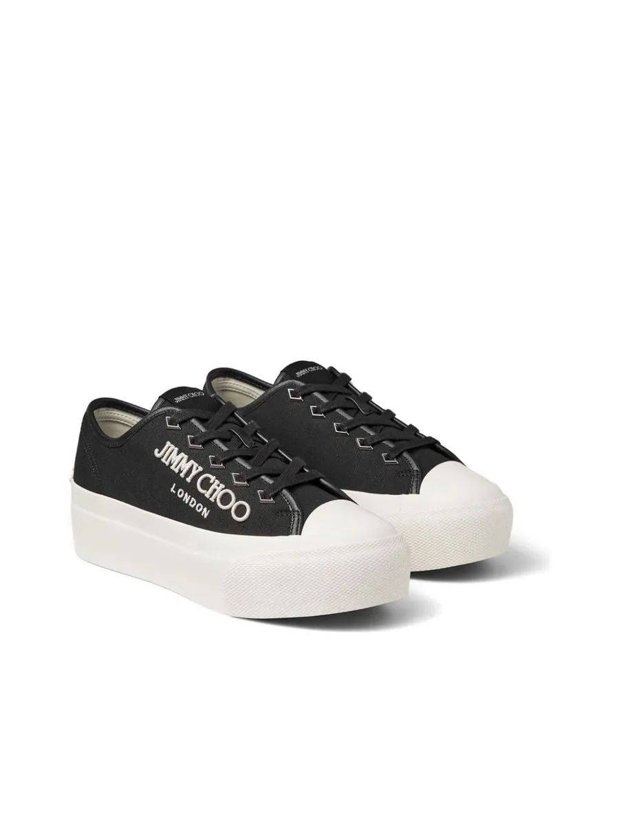 Sneakers With Embroidered Logo
