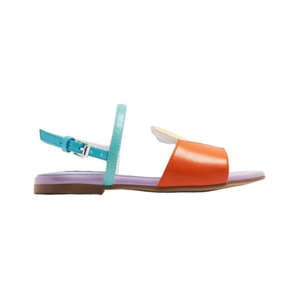 Stella McCartney Kids Seashell Faux Leather Sandals