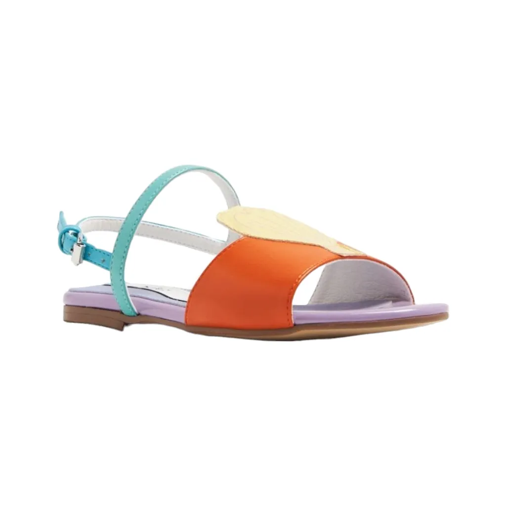 Stella McCartney Kids Seashell Faux Leather Sandals