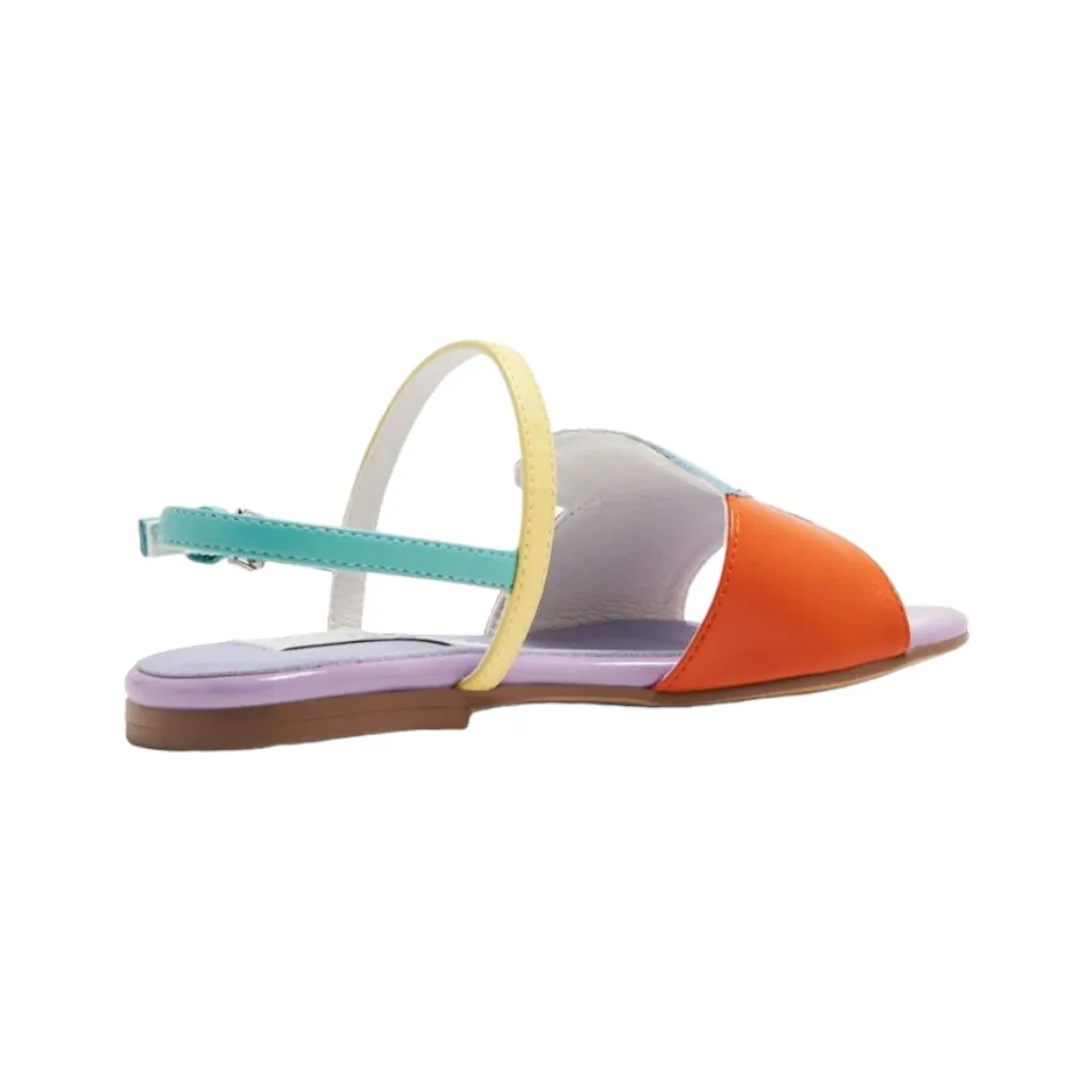 Stella McCartney Kids Seashell Faux Leather Sandals