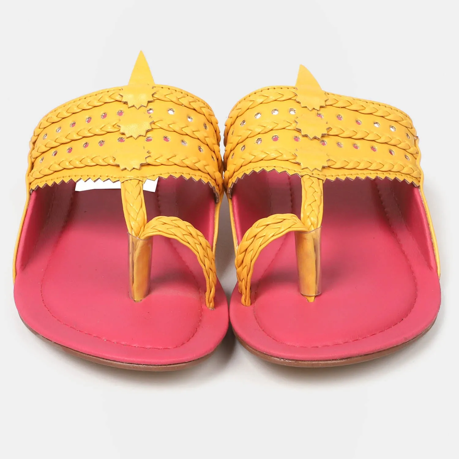 Teens Girls Slipper SL 55-3 - Pink/Yellow