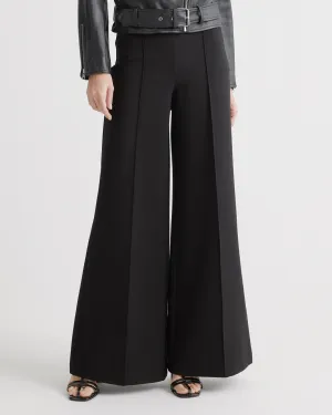 Ultra-Stretch Ponte Super Wide Leg Pants