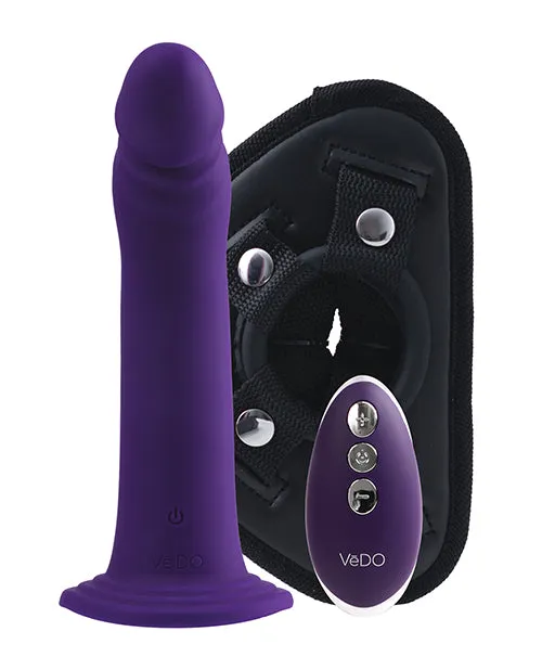 VeDO Diki Rechargeable Vibrating Dildo W/harness