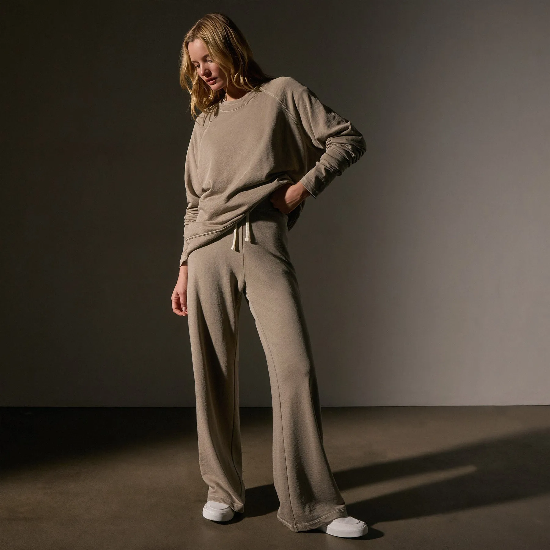Vintage French Terry Relaxed Sweatshirt - Overcast Pigment