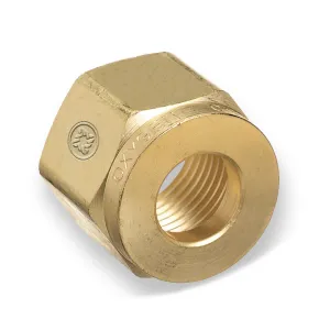 Western Brass Nut: Hand-Tight RH Female, CGA-300 - 616-2