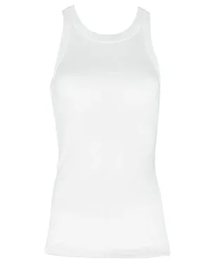 White Supima Cotton Easy Tank