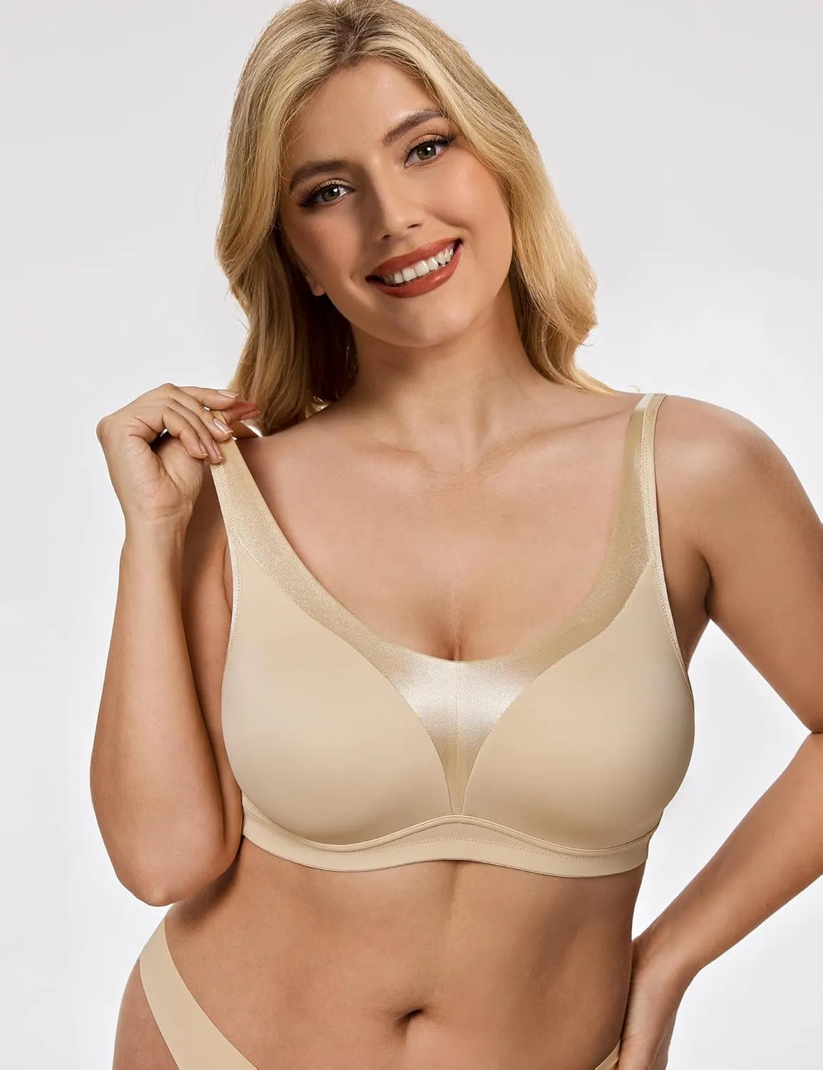 Wireless Full-Coverage Smoothing U-Back Bra