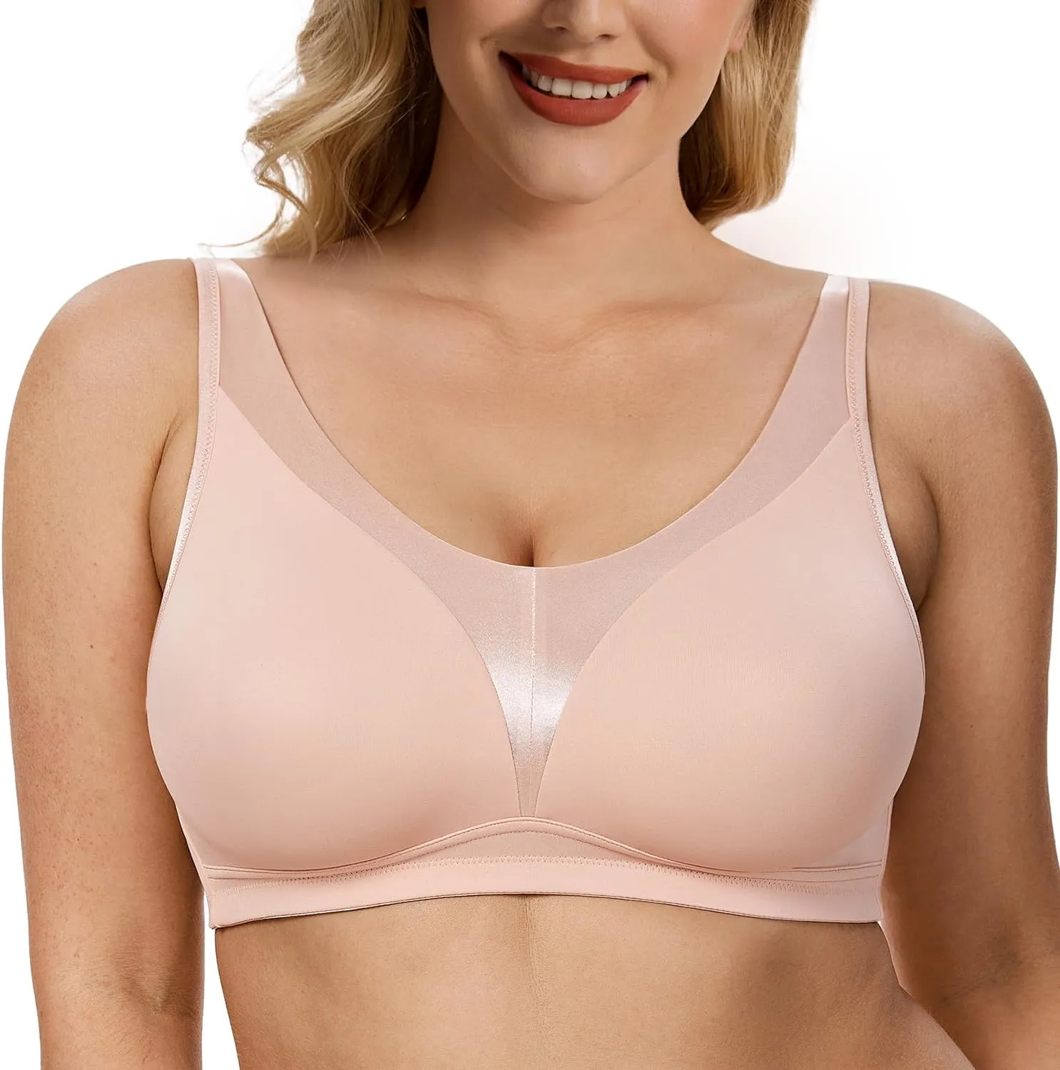 Wireless Full-Coverage Smoothing U-Back Bra