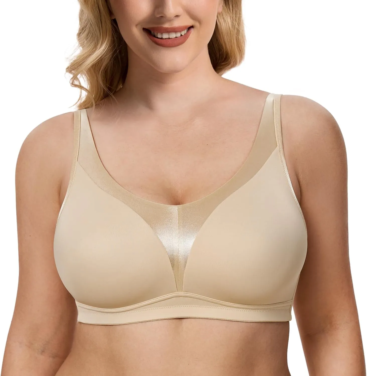 Wireless Full-Coverage Smoothing U-Back Bra
